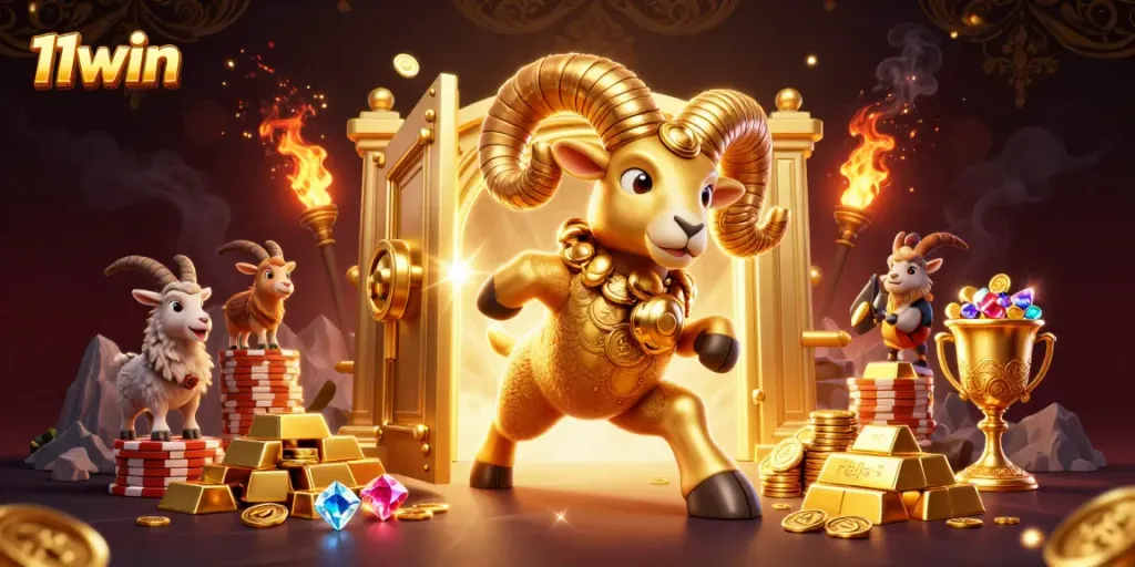 Experience the excitement of winning with 11win, featuring golden treasures and dynamic casino action.